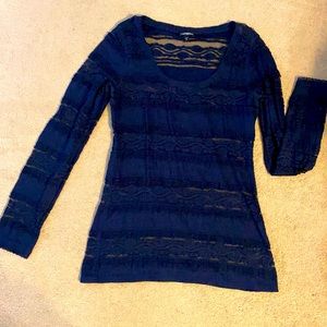 Express Lace Sweater top